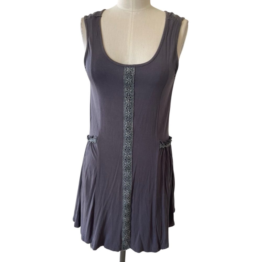 ❤️ POL Distressed Boho Ruffle Tunic Tank - Picture 10 of 11